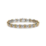 16 Stone Hoop Earrings - Image 3