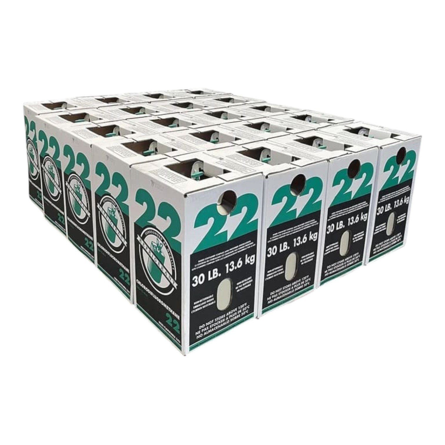 499 Quarter Pallet – 10 × 30lb R-22 Refrigerant – Made in USA - Image 1