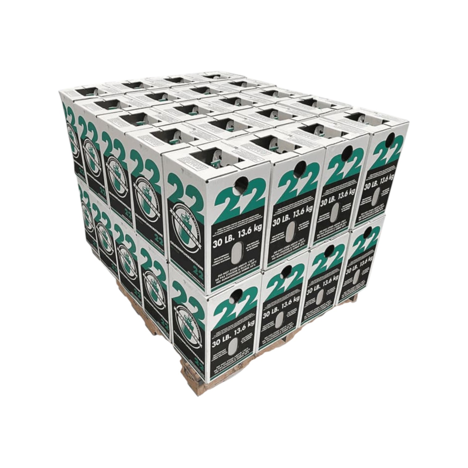 500 Full Pallet – 40 × 30lb R-22 Refrigerant – Made in USA - Image 1