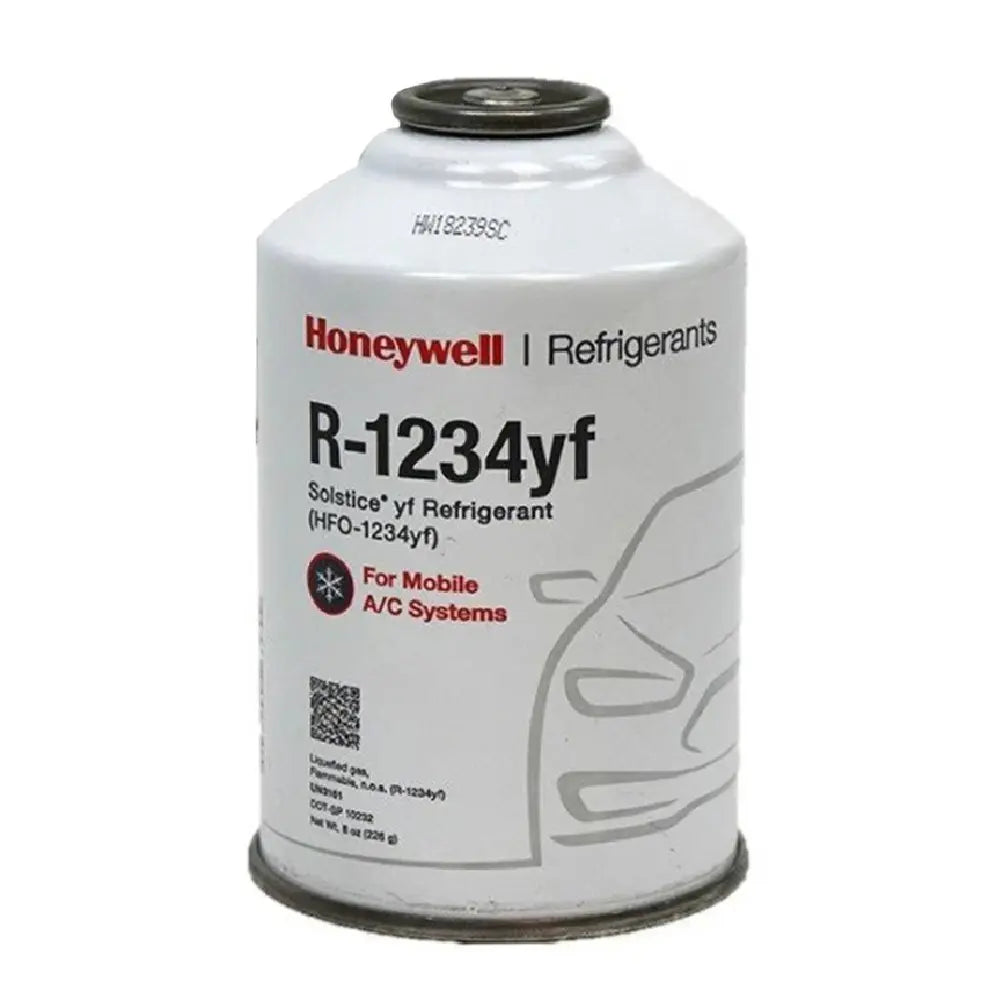 Honeywell_R-1234yf_Refrigerant_Can_Front_View.jpg Honeywell R-1234yf Refrigerant – 8oz Self-Sealing Can, MVAC Use – Made in USA - Image 1